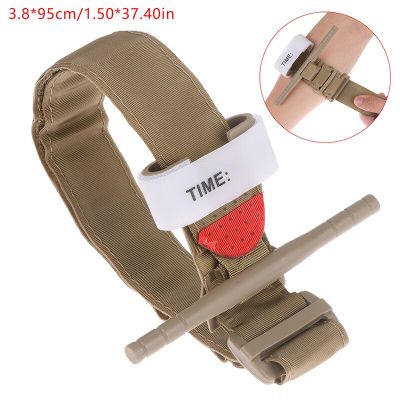 Tourniquet Survival Tactical Combat Application Red Tip Military Medical Emergency Belt Aid for Outdoor Exploration