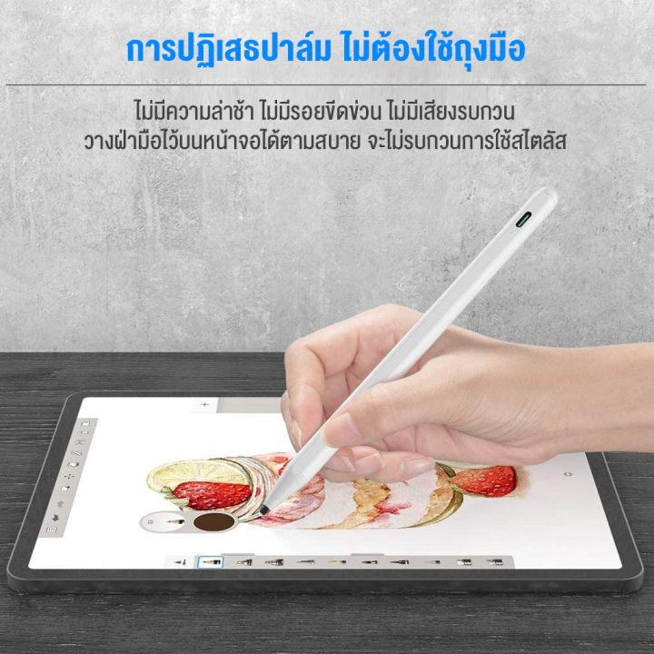 ปากกาสไตลัส-a580s-uogic-ใหม่ล่าสุดสำหรับ-ipad-แม่เหล็ก-ชาร์จใหม่ได้-palm-rejection-เข้ากันได้กับ-ipad-ที่เปิดตัวในปี-2561-2564-หรือใหม่กว่า