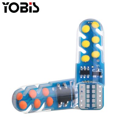 【JH】 YOBIS car motorcycle modified silicone COB width light T10 reading instrument flashing
