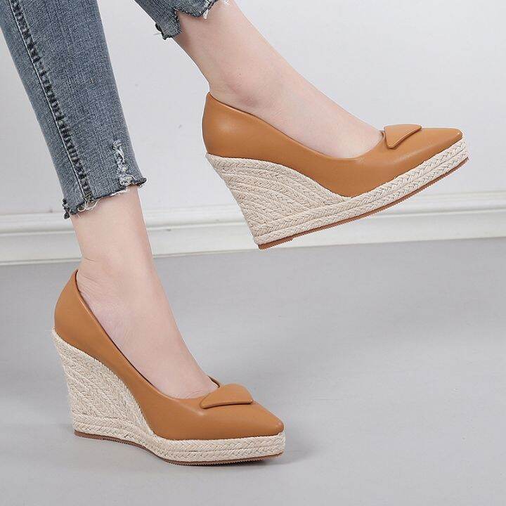 new-high-thick-wedge-bottom-with-shallow-mouth-single-shoes-female-thick-with-straw-rope-bottom-big-yards-of-shoes