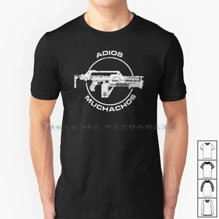 : Adios Muchachos T Shirt 100% Cotton James Cameron Ripley Hicks Apone ...