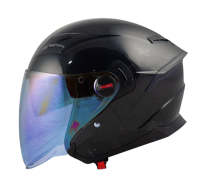 หมวกกันน็อค RANDOM HELMET Air Force - Elegance ดำเกล็ดเงา