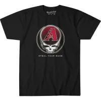 เสื้อยืดผู้ชายที่ยอดเยี่ยม Novelty Arizona Diamondbacks-ขโมยฐานของคุณ-เสื้อยืด