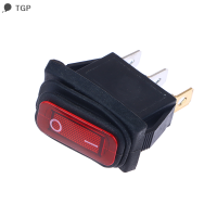 ? TGP 1ชิ้น3ขา12V 220V นำแสง20A สวิทช์โยกสี่เหลี่ยมยาว IP67กันน้ำแผงหน้าปัดรถยนต์สวิตช์แบบเรือ