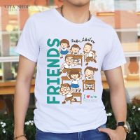 เสื้อเพื่อน FRIENDS วันดีๆ ที่มีเพื่อน  เสื้อทีม เสื้อแก๊ง เสื้อรุ่น เสื้อยืดคอกลม คอตตอนแท้เนื้อหนานุ่มใส่สบาย พร้อมส่ง