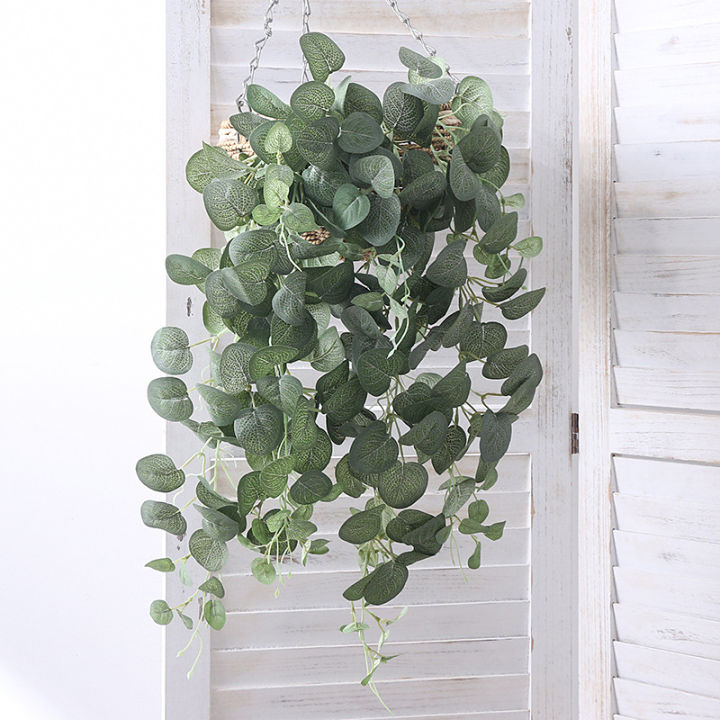 cw-76cm-green-eucalyptus-rattan-artificial-plant-hanging-wall-money-simulation-leaf-vines-diy-wedding-home-garden-outdoor-decor