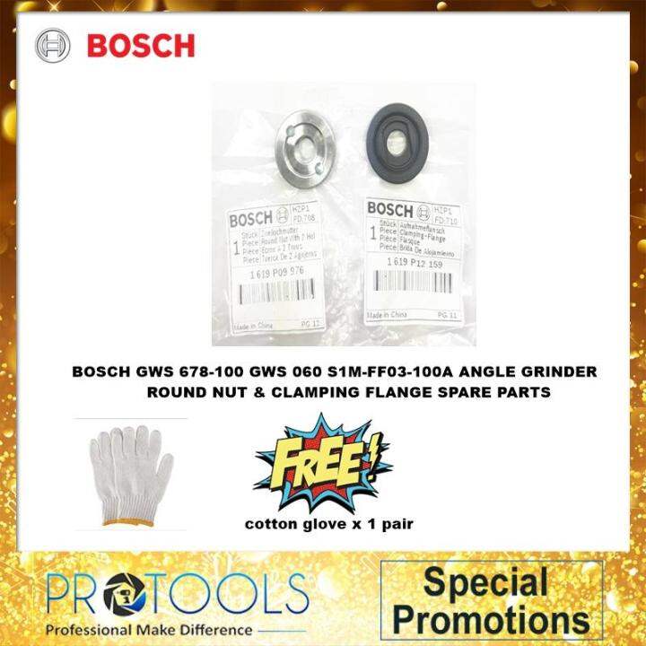 BOSCH GWS 678100 GWS 060 S1MFF03100A ANGLE GRINDER ROUND NUT