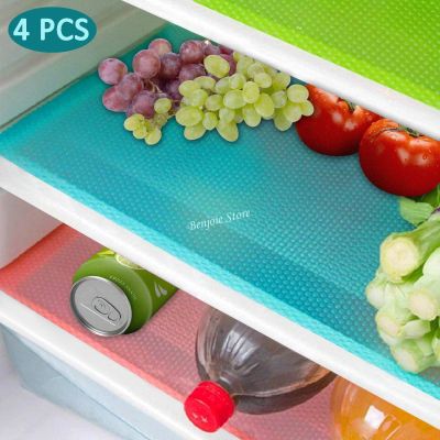 Refrigerator Pad Washable Fridge Mats Liners Waterproof Fridge Pads Mat Antifouling Shelves Drawer Table Mats Refrigerator Liner