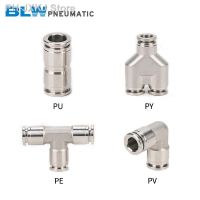 304/316 Stainless Steel PC PV PU PE PY PL PG SL SA Quick Air Hose Connector Pneumatic Parts 10 12MM Tube Pipe One Touch Fittings