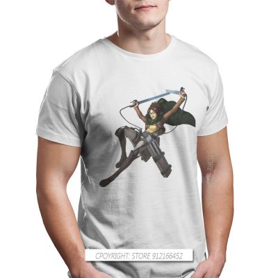Attack On Titan Snk Eren Anime O-Neck Tshirts Hange Zoe Fly Personalize MenS T Shirt New Trend Clothes Size Xs-3Xl