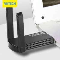 [Vktech] ไดรฟ์รับการ์ดเน็ตเวิร์กไร้สายเครื่องอุปกรณ์เชื่อมต่อกับ WiFi ฟรีตัวรับสัญญาณ WiFi 802.11ac/B/G/N การหมุน180เสาอากาศคู่สำหรับ PC Windows Vista/Xp/ Win7/8/10/11