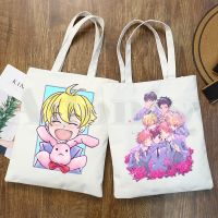 【Lanse store】Ouran High School Host Club Cartoon Anime Handbags Shoulder Bags Casual Shopping Girls Handbag Women Elegant Canvas Bag