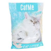 CatMe Ocean 10L. ทรายแมว ทรายหินภูเขาไฟ กลิ่นโอเชี่ยน หอมสดชื่น จับเป็นก้อน ฝุ่นน้อย บรรจุ 8 Kg. (10 ลิตร/ถุง)