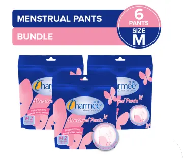 Charmee Menstrual Pants Medium 2's (6-pack)