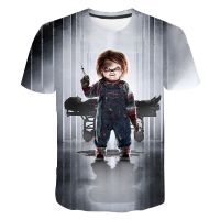 2021 New Chucky Summer T-shirt Men Women Children 3D Printed T Shirts Fashion Casual Boy Girl Kids Short Sleeve Cool Tops Tee