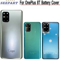 เคสใหม่ผ่านการทดสอบแล้วสำหรับกระจกหลังฝาครอบด้านหลัง Oneplus 8T สำหรับ Oneplus 8T ฝาครอบ18T เลนส์กล้องถ่ายรูป