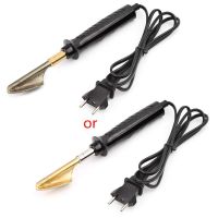 Electric Soldering Iron With Plastic Handle Flat Tip For Car Bumper Repair