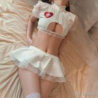 Akane Feather Ink Role Nurse Temptation Sexy Cosplay Gathering หญิง Hot Bed Uniform Suit