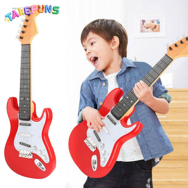 [Takefuns] Kids Electric Guitar Toy Multifunctional Mini Electric