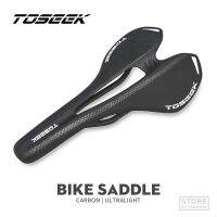 Saddle105g จักรยานคาร์บอน MTB ถนนอานจักรยานเส้นใย TOSEEK คาร์บอนแบบเต็ม7*9รางคาร์บอน8สี