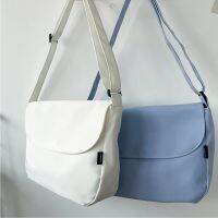 Bolso Sac กระเป๋าคนส่งเอกสารลำลองผู้หญิงวัยรุ่นวัยรุ่นกระเป๋านักเรียนกระเป๋าสะพายไหล่นักเรียนจับแพะชนแกะกระเป๋าสะพายพาดลำตัวแนวแฟชั่นเกาหลี