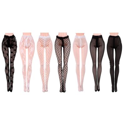 Fashion Elastic Doll Leggings Pantyhose Fishnet Tights Doll Stockings Long Socks For 1/6 Doll Clothes Accessories Kids Toys