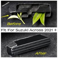 2PCS Car Seat Under AC Air Vent Outlet Grille Cover Protective Trim Black For Suzuki Across 2021 Interior Refit Kit Accessories