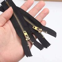 ✆✕ Metal Zipper 10/13/15/18cm Brass Teeth For DIY Garments Craft Sewing