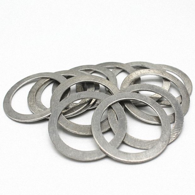 5pcs M37 flat washer aluminum gasket ring thin washers gaskets cushion gap 0.3mm thickness 41mm-50mm OD