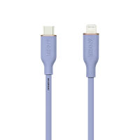 Anker 641 USB-C สายเคเบิลหลอดไฟสายไฟฟ้าที่ผ่านการรับรอง MFi ไหลเร็วซิลิโคนสายชาร์จเร็ว