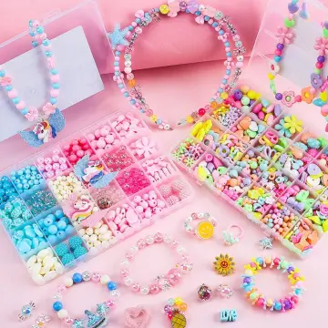 Pastel Bead Kit, Round Bead Kit, Easter Bead Kit, Spring Bead Kit,bead Kit,  DIY Jewelry Making Kit, Bracelet Making Kit, Gift Idea, Craft 