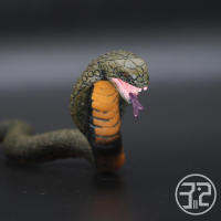 （READYSTOCK ）? Uk Collecta I, You, He Simulated Crawling Animal Model Toys Cobra 88230 Glasses King Snake YY