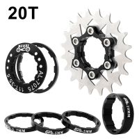 MTB Bicycle Single Speed Cassette Freewheel 13T/16T/20T Flywheel Sprocket Part for Shimano Bike Spare Parts with Chain Tensioner