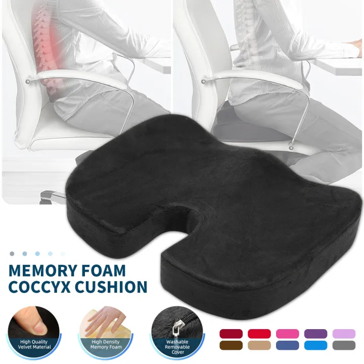 Car Office Cushion Anti Hemorrhoid Massage Tailbone Pillow Comfort Seat