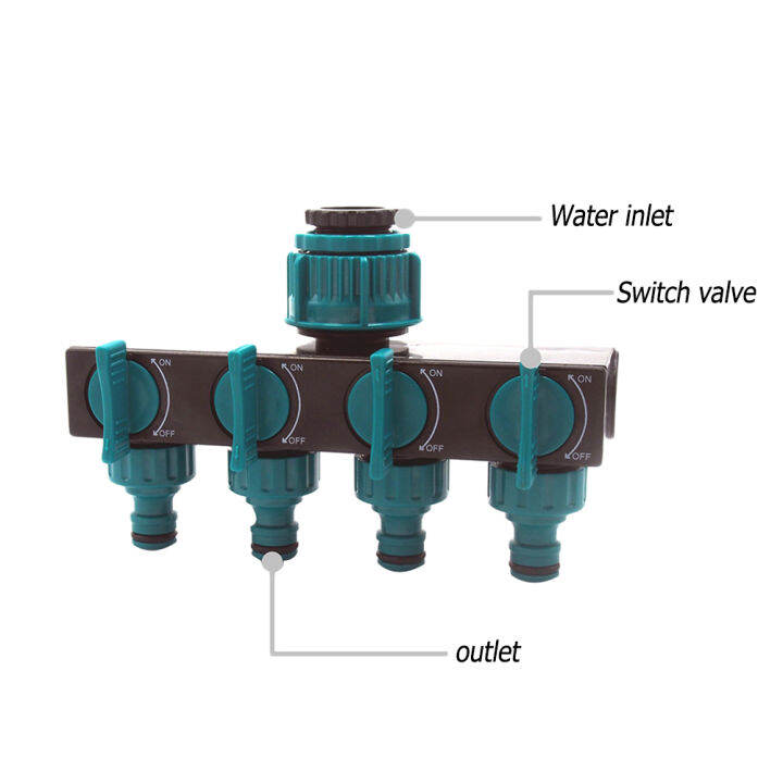 ส่งจากไทย-ตัวแบ่งท่อสายน้ำน้ำหยดสวน-4-ทาง-4-7-8-11-ตัวเชื่อมสายลูกปืน