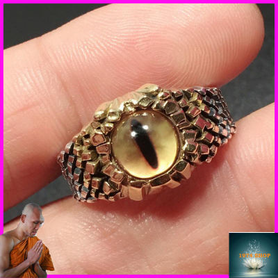 Original Devil S Eye Ring S999เลียนแบบเงินไทยผู้ชายและผู้หญิงเปิดแหวนปรับได้ไม่จางหายเพื่อดึงดูดความมั่งคั่งและพร