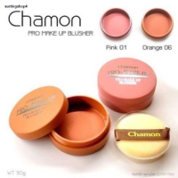 Chamon Pro-Make Up บลัชออน ของแท้ 100% ปัดแก้มชามอน บลัชออนฝุ่นเนื้อแมท สีสวยมาก