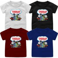 ✳♞ Thomas friends เสื้อยืด สําหรับเด็กผู้หญิง และผู้ชาย อายุ 1-12 ปี ไซซ์ S-5XL