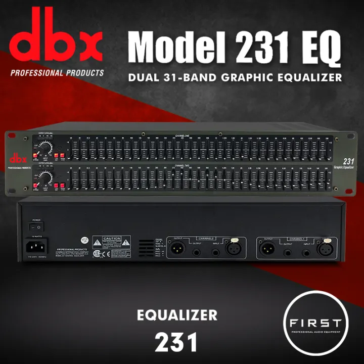 DBX Graphic Equalizer dbx 231/231S Dual channel 31 band 2series(There