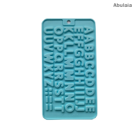 ✨อาบูเลีย✨แม่พิมพ์ซิลิโคนช็อคโกแลตตัวอักษรภาษาอังกฤษพิมพ์เค้กของหวานคุกกี้เครื่องมืออบขนมเค้กตกแต่งอุปกรณ์ทำครัว1ชิ้น