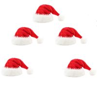 Plush Christmas Hat Adult Big Wool Christmas Hat