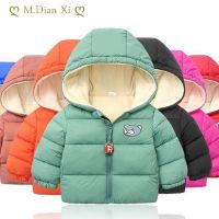 ☃℗✻ แจ็คเก็ตเด็กฤดูหนาว Plus Fleece Thicken เสื้อเด็กเด็กวัยหัดเดินเสื้อโค้ทเด็ก Hooded Outerwear 1-6Y เด็กวัยหัดเดิน Parka