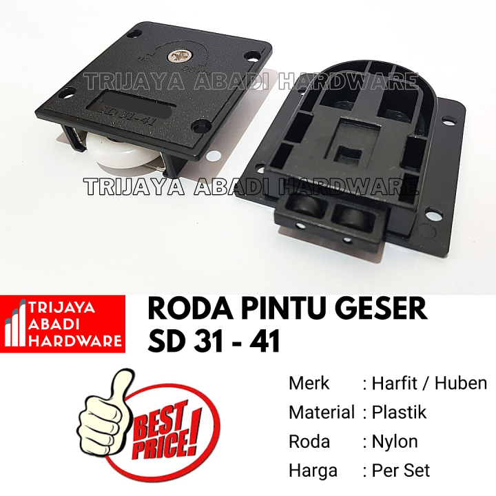 Roda Pintu Lemari Geser Sd Huben Sliding Door Caster Lazada Indonesia