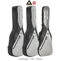 Ritter RGP5 (Black/Silver Grey) กระเป๋ากีตาร์บุนวมกันกระแทก กันละอองน้ำ สีดำเงิน