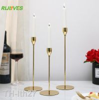 2023✙☬▥ 3Pcs/Set European Metal Candle Holders Table Wedding Restaurant Bar Room Decoration Descor