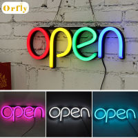 Orfly LEDป้ายไฟนีออนOPENสำหรับธุรกิจบาร์ของตกแต่งผนังKTVไฟเชิงพาณิชย์