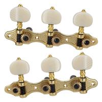 Classical Guitar Tuning Peg Acoustic Guitar Tuners 1:18 Tuning Key 3 Left 3 Right Guitars Knobs Replacement Parts