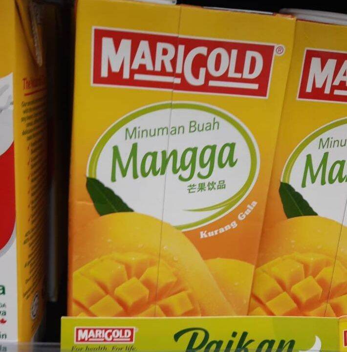 Marigold Mango/Laici/Soya Bean Fruit Juice [ 1 liter x 1 pkt] Lazada