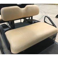 1Set Golf Cart Tan Front Seat Bottom Cover &amp; Backrest for EZGO TXT 1994-2014 71602-G04, 71753-G04