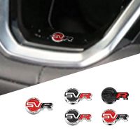 สติกเกอร์ติด Hiasan Interior โลโก้พวงมาลัยของ SVR สำหรับติดแผงหน้าปัดคอนโซลกลางรถยนต์โรเวอร์เรนจ์โรเวอร์กีฬา